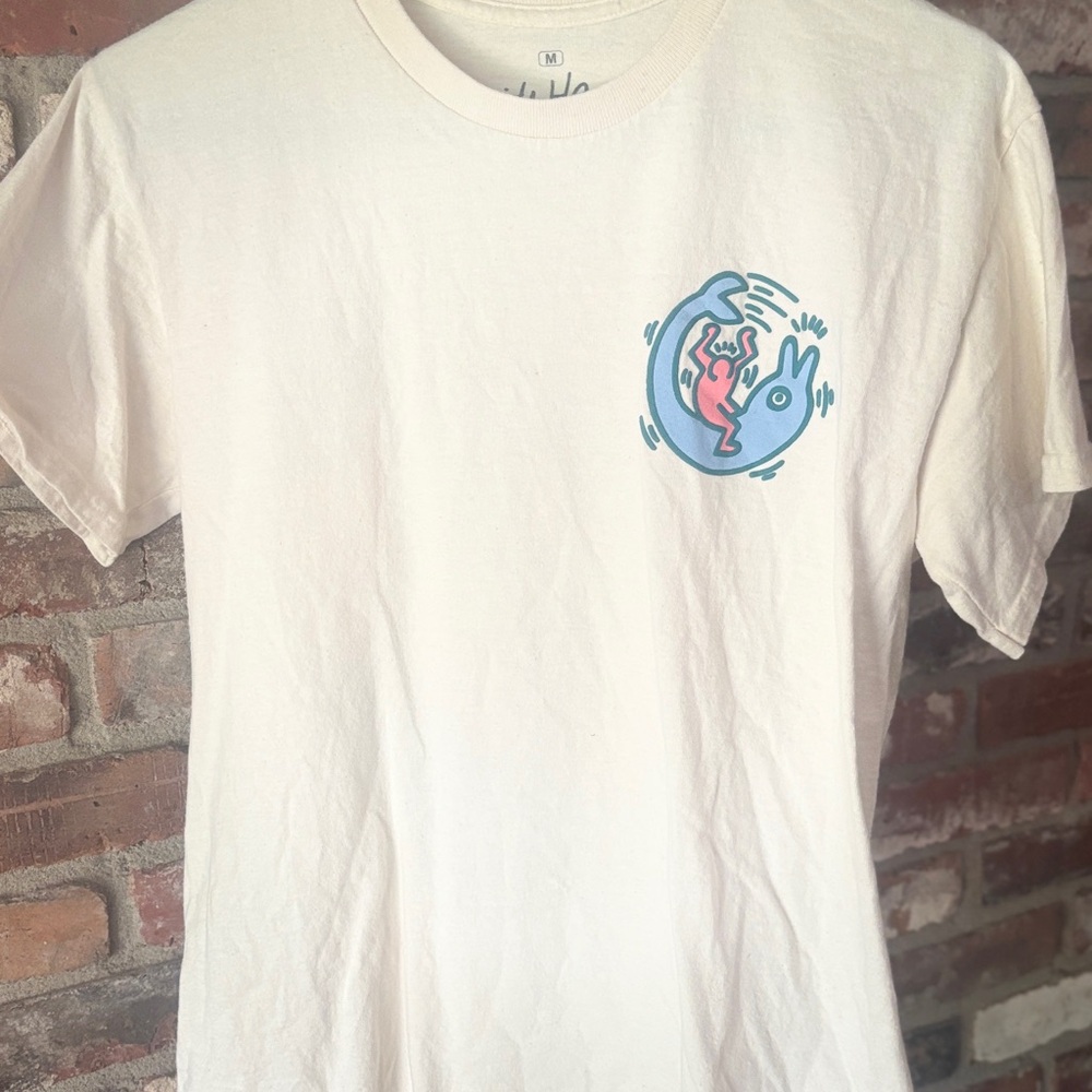 Cream Graphic T-Shirt